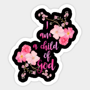 Bible Psalm Child of God Sticker